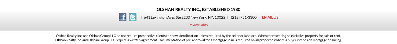 Olshan Realty Footer